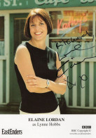 Elaine Lordan Lynne Hobbs Eastenders Hand Signed Cast Card Photo - Actors & Comedians