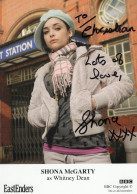 Shona McGarty Eastenders Hand Signed Cast Card Photo - Actors & Comedians