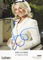 Zoe Lucker Eastenders Footballers Wives Hand Signed Cast Card - Acteurs & Toneelspelers