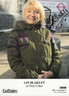 Lin Blakley As Pam Coker Eastenders Hand Signed Cast Card Photo - Schauspieler Und Komiker