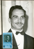 X0417 Jordan, Maximum Card, The King Hussein II. Of Jordan - Giordania