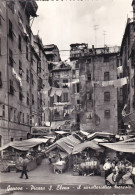 Genova Piazza Sant'Elena Caratteristico Mercato - Genova