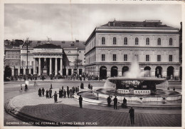 Genova Piazza De Ferrari E Teatro Carlo Felice - Genova (Genoa)