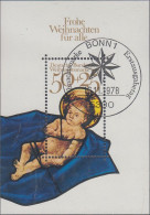 Deutschland Block 17  Weihnachten 1978 - Das Christkind - Usados