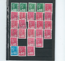 FRANCE Lot De N°1663-1815-1816-1664  YT - Used Stamps