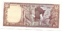 Lebanon 1 Livre 1972 - Lebanon