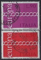 Italy 1971  Europa  (o) Mi.1335-1336 - 1971-80: Gebraucht