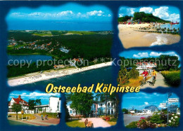 73267398 Koelpinsee Usedom Strand Fahrradtour Promenade Kurhotels Fliegeraufnahm - Usedom