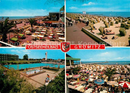 73267370 Groemitz Ostseebad Strand Restaurant Terrasse Freibad Groemitz Ostseeba - Grömitz