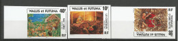 WALLIS-ET-FUTUNA PA N° 502 à 504 Non Dentelé  NEUF** LUXE SANS CHARNIERE NI TRACE / Hingeless  / MNH - Non Dentellati, Prove E Varietà