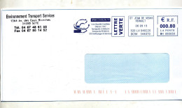 Lettre Flamme Ema Jean De Vedas Transport Charlon - EMA (Printer Machine)