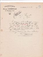14-G.Loreille...Charcuterie...La Maladrerie-Caen..(Calavados)....1915 - Lebensmittel