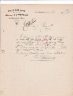 14-G.Loreille...Charcuterie...La Maladrerie-Caen..(Calvados)....1915 - Levensmiddelen