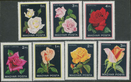 Hungary:Unused Stamps Serie Flowers, Roses, 1982, MNH - Rose