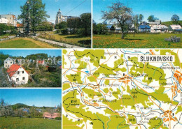 73267294 Sluknov Panoramakarte Panorama Sluknov - Czech Republic