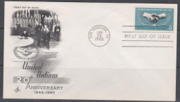 États-Unis FDC 1965 783 20e Anniversaire Nations Unies Mains - 1961-1970