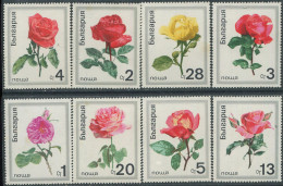 Bulgaria:Unused Stamps Serie Flowers, Roses, 1970, MNH - Rose