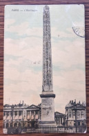 Carte Postale Ancienne Paris - L'Obélisque 1908 - Non Classés