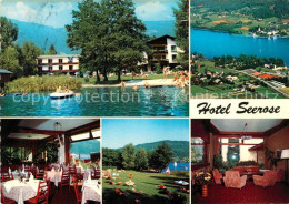 73267229 Bodensdorf Ossiacher See Fliegeraufnahme Hotel Seerose  Bodensdorf Ossi - Sonstige & Ohne Zuordnung