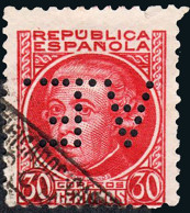 Madrid - Perforado - Edi O 687 - "A.E." (Seguros) - Used Stamps