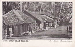 CEYLAN(PUBLICITE CHOCOLAT KLAUS) - Sri Lanka (Ceylon)