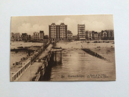 Carte Postale Ancienne (1934)  Blankenberghe La Digue Et Les Villas / Het Strand En De Villas - Blankenberge