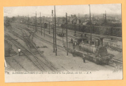 F1528  CPA  SAINT-PIERRE-des-CORPS (Indre Et Loire) La Gare Et La Vue Générale, Côté Est - Locomotive Et Tender - Otros & Sin Clasificación