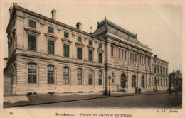 N°2180 W -cpa Bordeaux -faculté Des Lettres Et Des Sciences- - Bordeaux