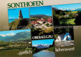 73266931 Sonthofen Oberallgaeu Und Umgebung Gruentengipfel Wasserfall Alpen Sont - Sonthofen