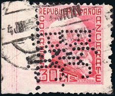 Madrid - Perforado - Edi O 687 - "BIIC." Doble (Banco) - Gebraucht