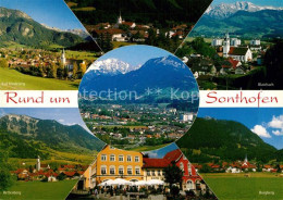 73266929 Sonthofen Oberallgaeu Panorama Bad Hingelang Rettenberg Blaichach Burgb - Sonthofen