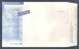 France, Enveloppe De Réexpédition, Changement D'adresse, Neuve, TB, Marianne De Briat - Documents De La Poste