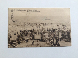 Carte Postale Ancienne  Blankenberghe L’Heure Du Bain - Het Uur Van Het Bad - Blankenberge