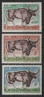 Cambodge - 1964  - Kouprey   - N° 144 à 146  -  Neufs ** -  MNH - Cambodge