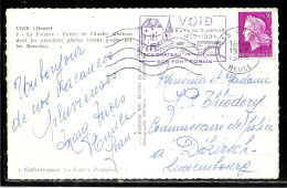 K132 - MARIANNE DE SCHEFFER SUR CP DE VOID DU 19/08/68 POUR LE LUXEMBOURG - Covers & Documents