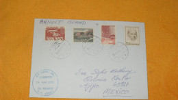 ENVELOPPE DE 2010../ CACHETS ANHOLT DANEMARK POUR AJIJIC MEXIQUE + TIMBRES X4 - Storia Postale