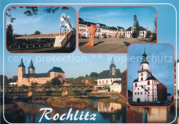 73266753 Rochlitz Sachsen Schloss St Petrikirche Haengebruecke Zwickauer Mulde M - Rochlitz