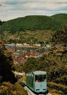 73266704 Heidelberg Neckar Bergbahn Auf Den Koenigstuhl Mit Blick Auf Die Stadt  - Heidelberg