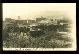 Maroc Taza Carte Photo Vue De La Kasbah Et Du Sud De La Ville ( Format 9cm X 14cm ) - Autres & Non Classés