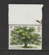 Great Britain 1973 Tree Planting Year: British Trees With Selvage Top MNH ** - Nuovi