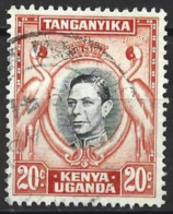 Kenya, Uganda & Tanzania 1942. Scott #74c (U) Kavironda Cranes - Kenya, Oeganda & Tanganyika