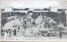 C. P. A. : Maroc : OUJDA : Vue D'ensemble Du Marché Aux Légumes, En 1925 - Other & Unclassified