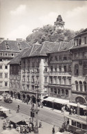 Austria PPC Graz Steiermark Hauptplatz Tram Tramways GRAZ To WIEN Trachten Stamp Echte Real Photo (2 Scans) - Graz