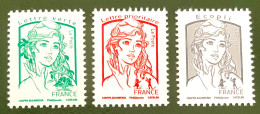 2016 FRANCE N 5014 A 5016 TYPE MARIANNE ET LA JEUNESSE - NEUF** - Neufs