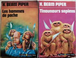 C1 H. Beam PIPER Les HOMMES DE POCHE / TINOUNOURS SAPIENS Little FUZZY Complet PORT INCLUS France - Le Masque SF