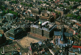 73266436 Amsterdam Niederlande Fliegeraufnahme Met Kon. Palais En Nieuwe Kerk Am - Sonstige & Ohne Zuordnung