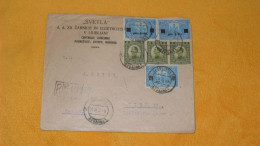 ENVELOPPE ANCIENNE DE 1922../ SVETLA LJUBLJAN YOUGOSLAVIE..CACHETS LJUBLJANA POUR WIEN + TIMBRES X7.. - Briefe U. Dokumente