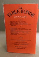 La Table Ronde N° 98 / Andre Gide - Non Classés