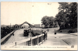 22 SAINT BRIEUC - Bld Sevigne Et Gare De Chemin De Fer  - Saint-Brieuc