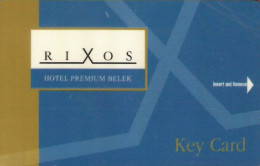 TURCHIA   KEY HOTEL  Rixos Hotel Premium Belek - Hotel Keycards